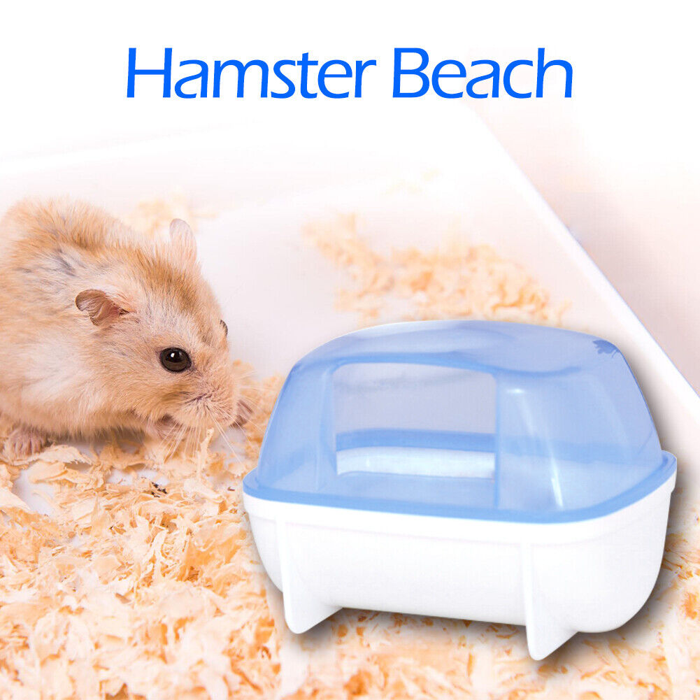 Hamster Cage Bathroom Bathtub Toilet Plastic Small Pet Sauna Bath Basin