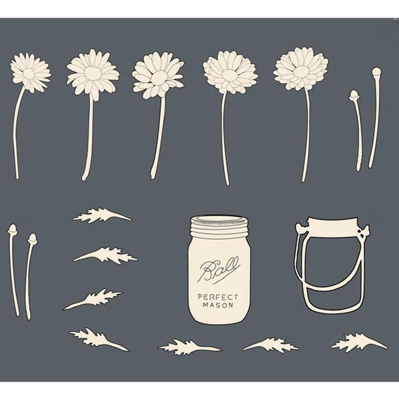 Bottles Metal Cutting Dies Stencil DIY Scrapbooking Album Paper Card Template
