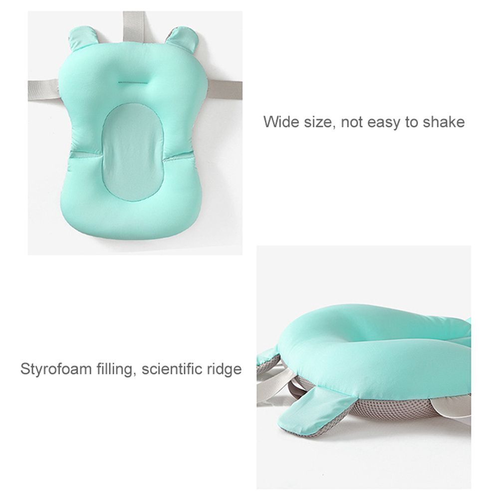 Mat Bathtub Seat Newborn Baby Shower Bath Tub Pad Anti-Slip Bathtub Pillow