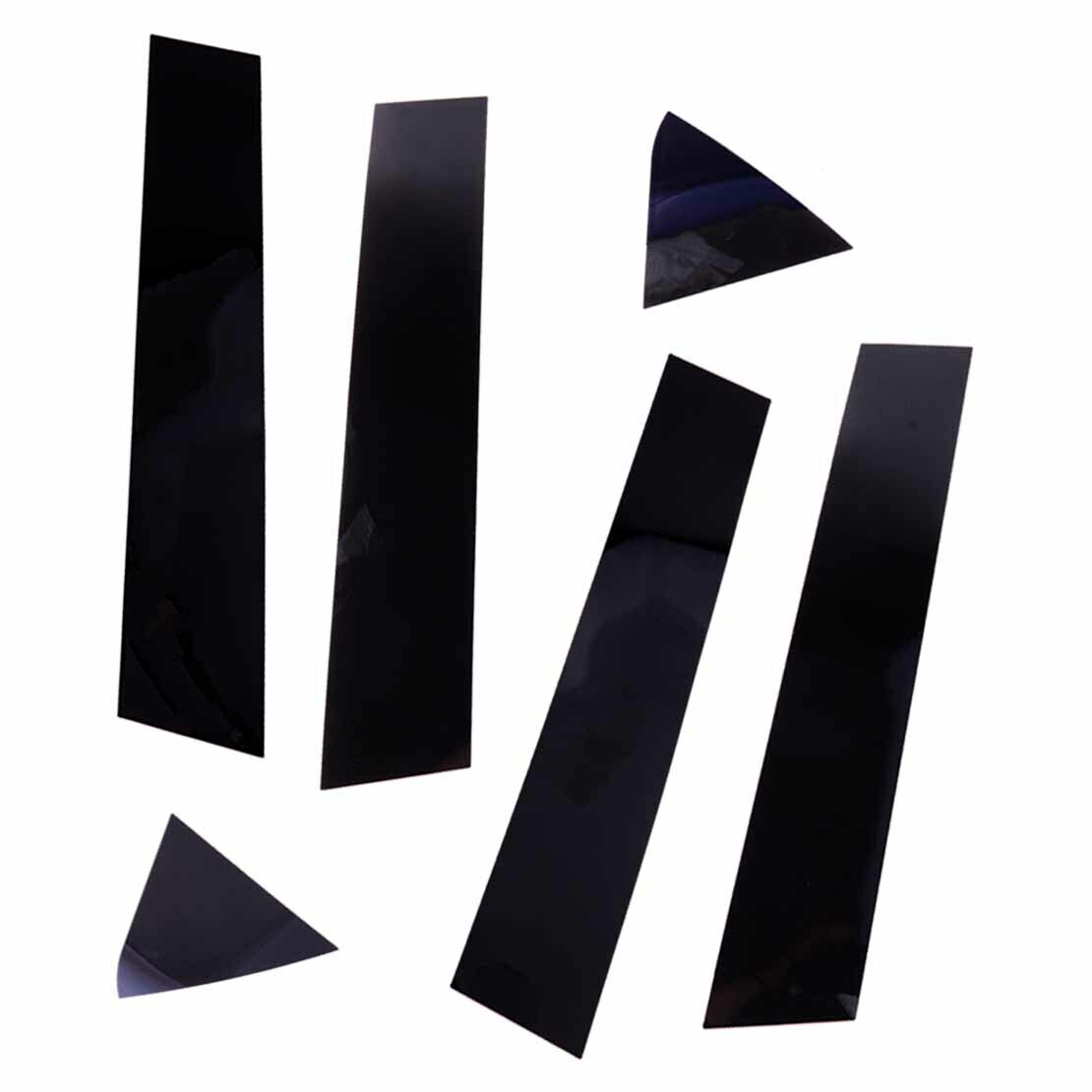 Gloss Black Door Window B Pillar Post Cover Trim Fit for Dodge Charger 2006-2010