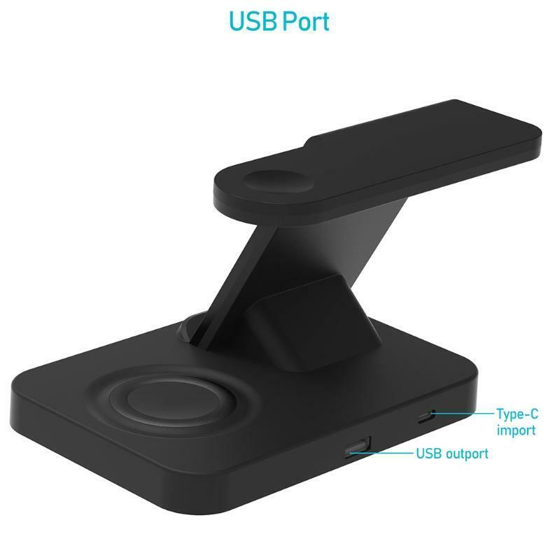 3 in 1 Phone Holder Charging Base Charger Stand Dock for Phones Watch Headphone