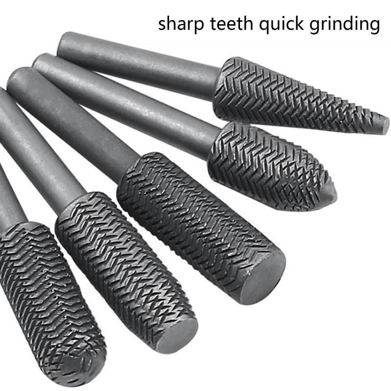 Rotary Burr Set Rotary Tool Bits Grinder Bits for Metal Polishing Wood Carving