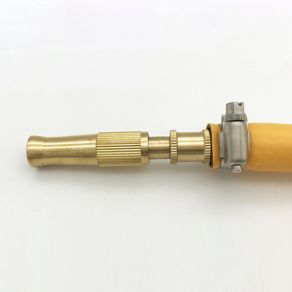 Garden Brass Spray Gun Hose Nozzle for Car Wash Watering Pressure Sprinkler