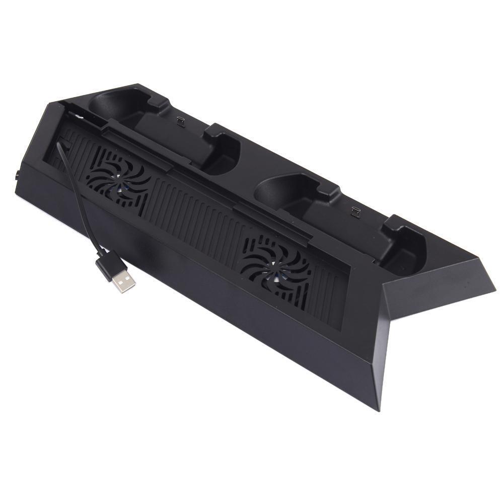 PS4 Cooling Station Vertical Stand with 2 Controller Charging Dock PlayStat