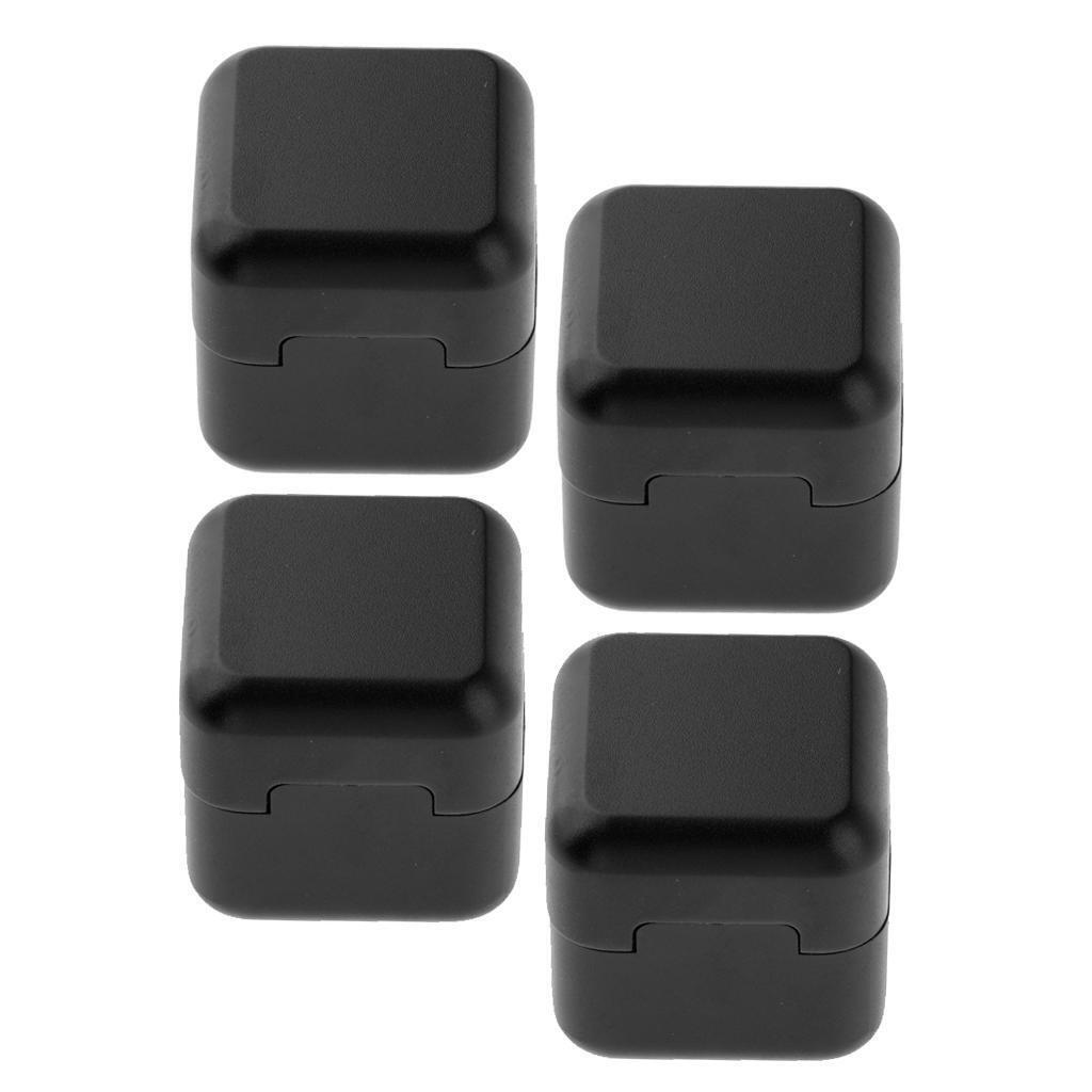 4x Aluminum Billiards Pool Cue Chalk Holder Snooker Stick Tip Chalk Case