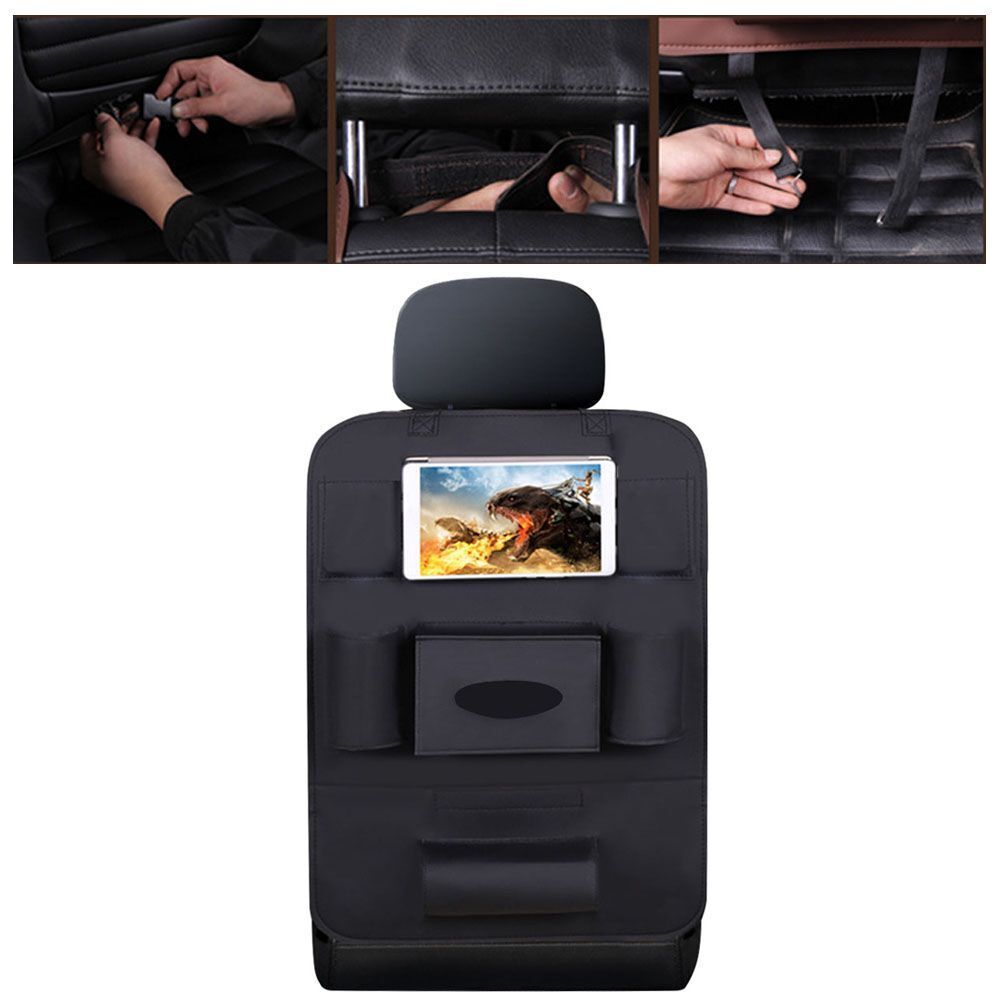 Pad Auto Storage Bag Backseat Holder Seat Back Organizer Car Seat Back Box