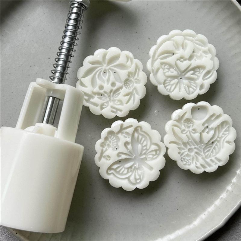 Cookie Stamps Moon Cake Maker Mid-Autumn Festival DIY Pastry Tool Moon Cake Mold