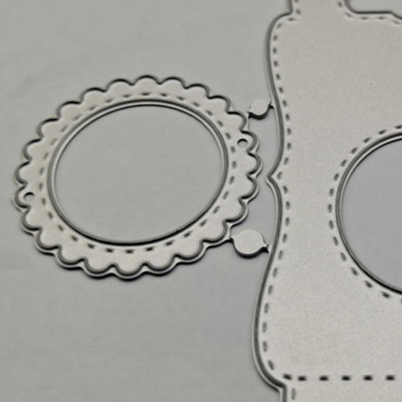 Box Background Metal Cutting Dies Stencil DIY Scrapbooking Album Paper Card Mold