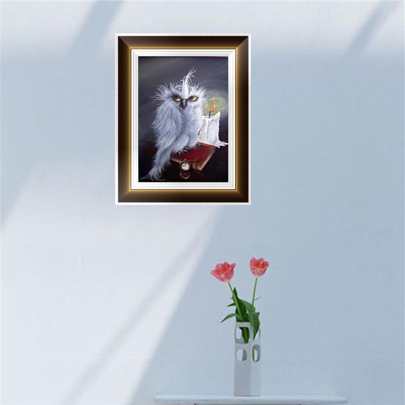 5D Owl Animal Diamond Embroidery Painting Cross Stitch DIY Craft Home Wall Decor