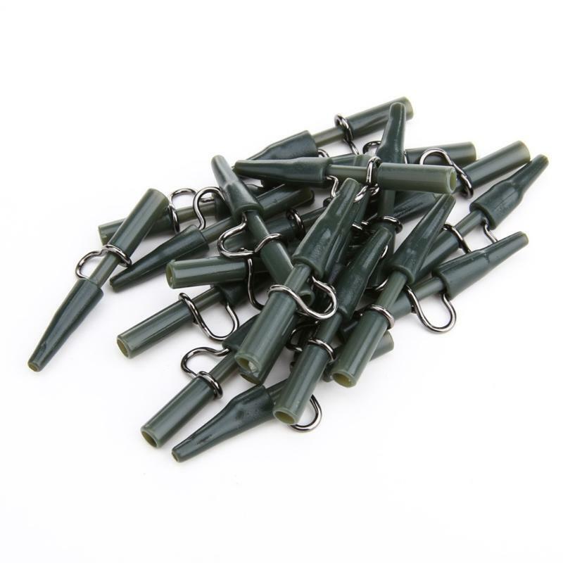 20Pcs European Carp Heavy Duty Lead Clip Silica Gel Carp End Fixed Line Fishing
