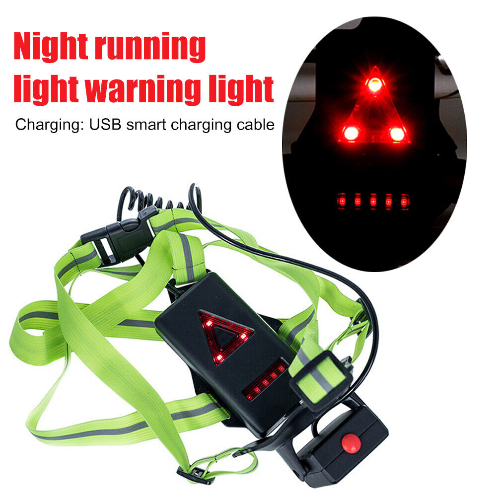 LED Running Light Rechargeable Waterproof Chest Lamp for Jogging Camping
