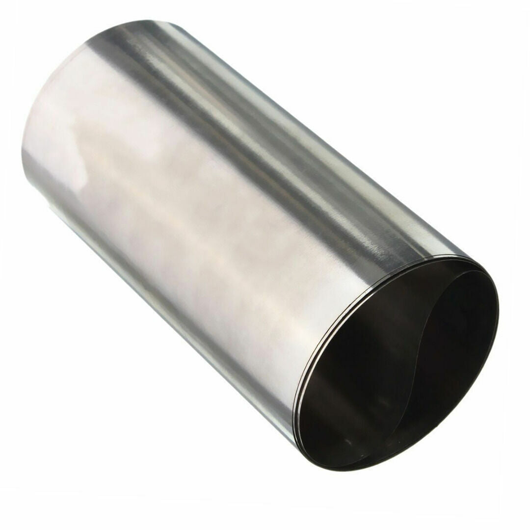 1PC 304 Stainles Steel Fine Plate Sheet Foil Metal Roll 0.1mm*100mm*1000mm