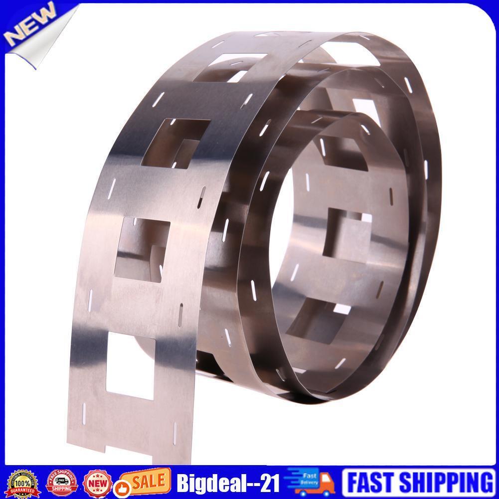 1M 0.2*47.5mm Pure Ni Plate Nickel Strip Tape for 32650 Battery Welding