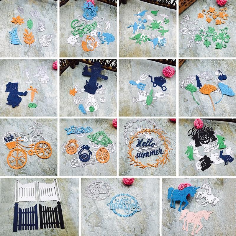 Happy Thanksgiving Metal Steel Cutting Dies Stencils Embossing DIY Scrapbooking