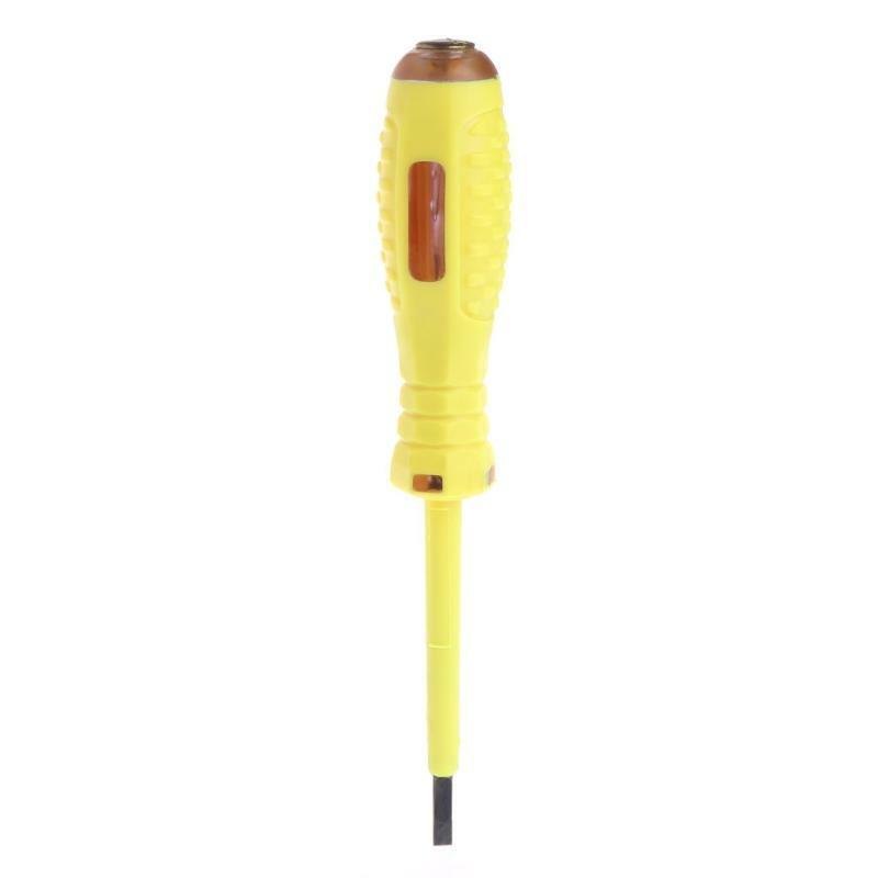 100-500V Voltage Detector Slotted Screwdriver Electric Tester Test Pen LED Light