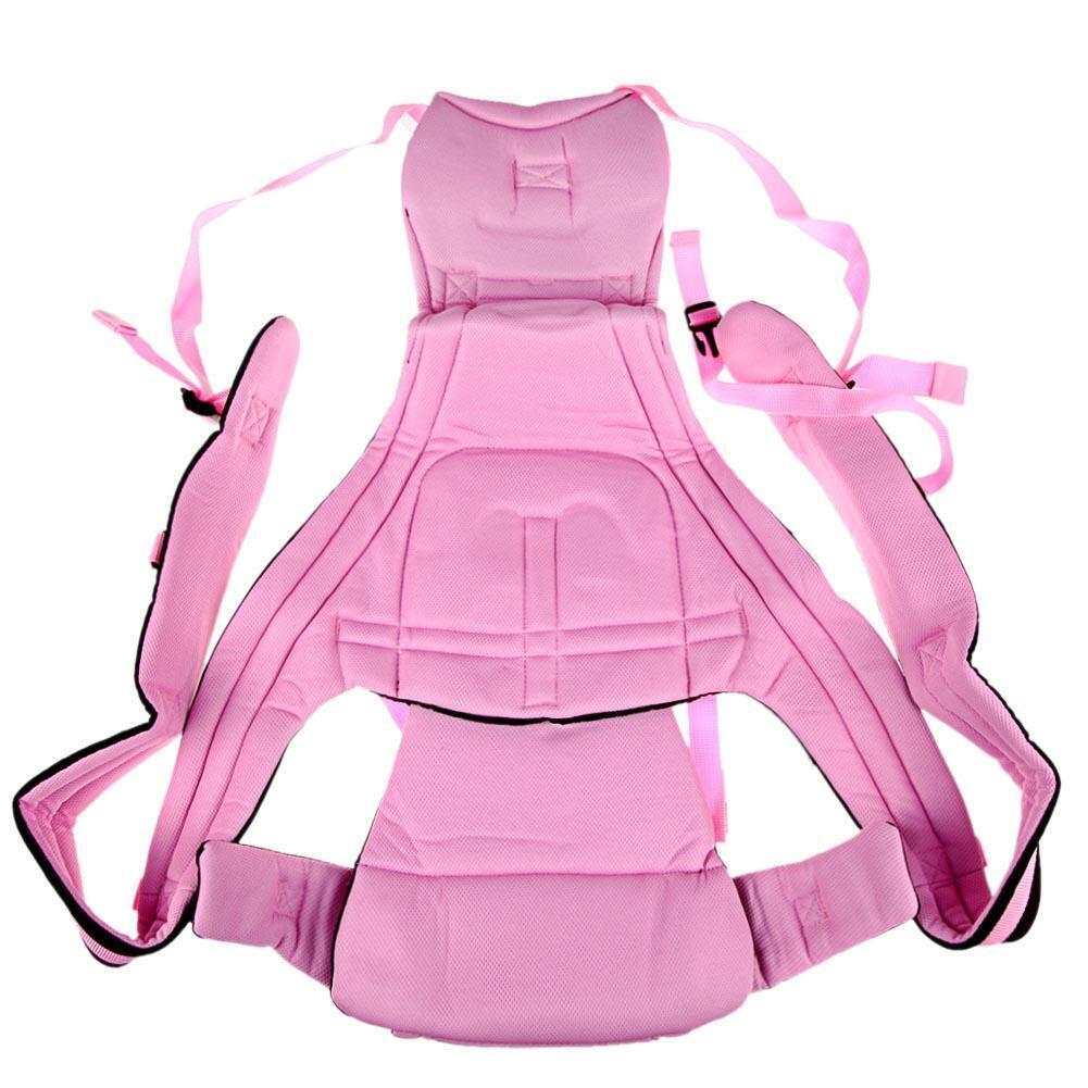 0-24M Breathable Front Facing Baby Carrier Infants Sling Backpack (Pink)