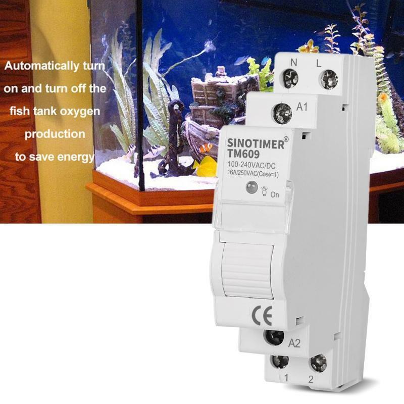 100~240V AC/DC Wifi Smart Timer Switch 16A Remote Control by Tuya APP Alexa