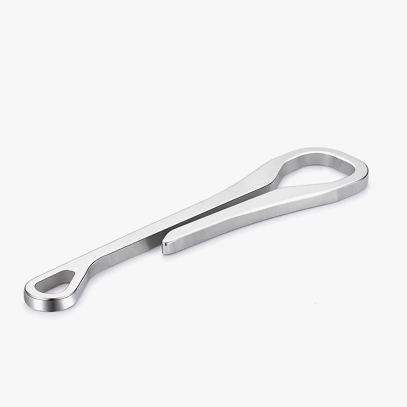 Practical Keycahine Clips Stainless Steel Keys Organzier Hook forClothing Pocket