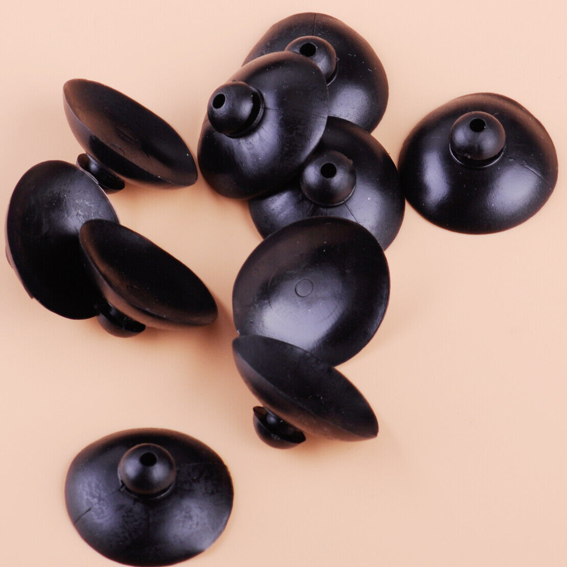 20x Black Silicone Aquarium Sucker Suction Cup Fish Tank Air Line Pipe Holder Li