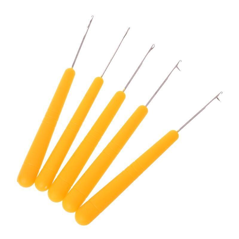 5Pcs Crochet Hook Latch Lock Needle Rug Making Knitting Interlock DIY Craft Tool