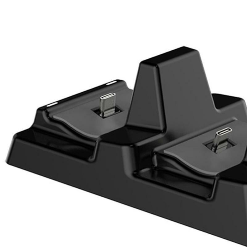 For PS5 Charging Dock 2 in 1 Charger Station Base with Anti-slip Pad