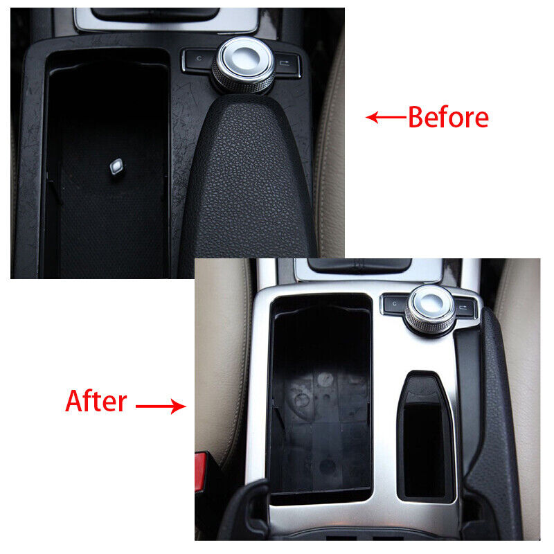 RHD Console Water Cup Holder Cover Fit For Mercedes Benz C Class W204 2011-2014