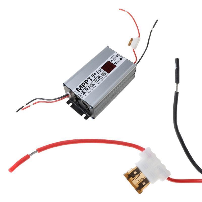 MPPT Solar Panel Cells Charger Controller 10A Booster Battery Voltage Regulator