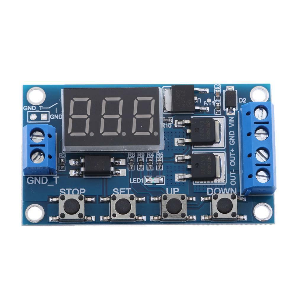 5V~36V LED Display Cycle Delay  MOS  Switch Module for