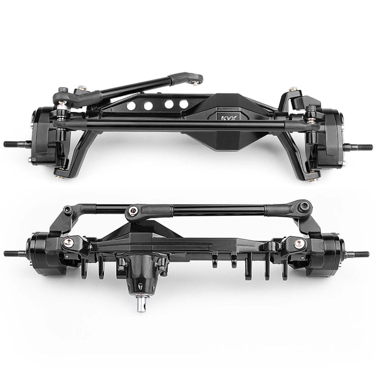 RC Crawler Metal Front Rear Bridge Axle Assembly for Axial SCX10 III AX103007