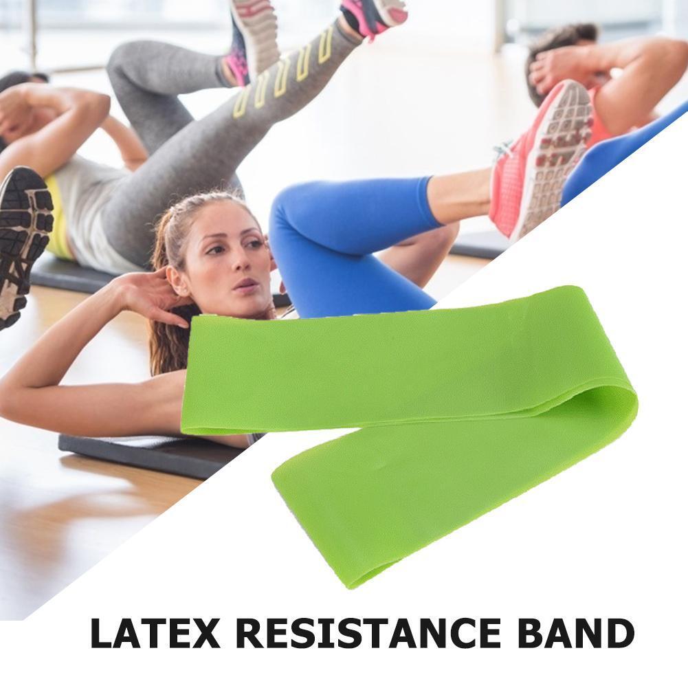 Yoga Resistance Bands 0.35mm Pilates Sport Gym Training Equipment (Green)