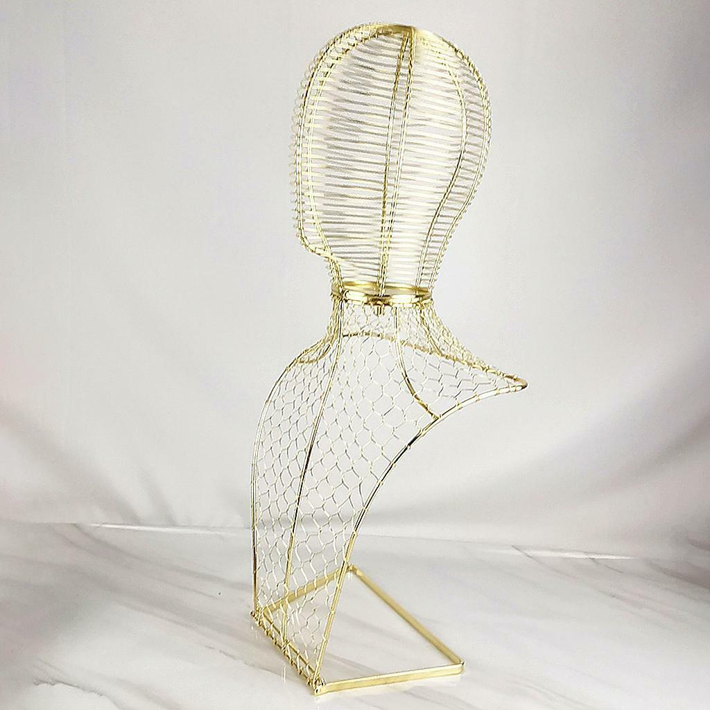 Cowboy Wire Ball Hat Wigs Holder Display Stand Organizer Rack Storage