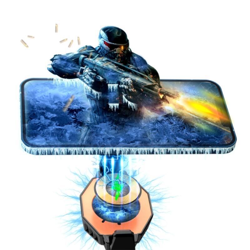 Portable Cooling Fan Color with LED Temperature Display Screen for Mobile Phone