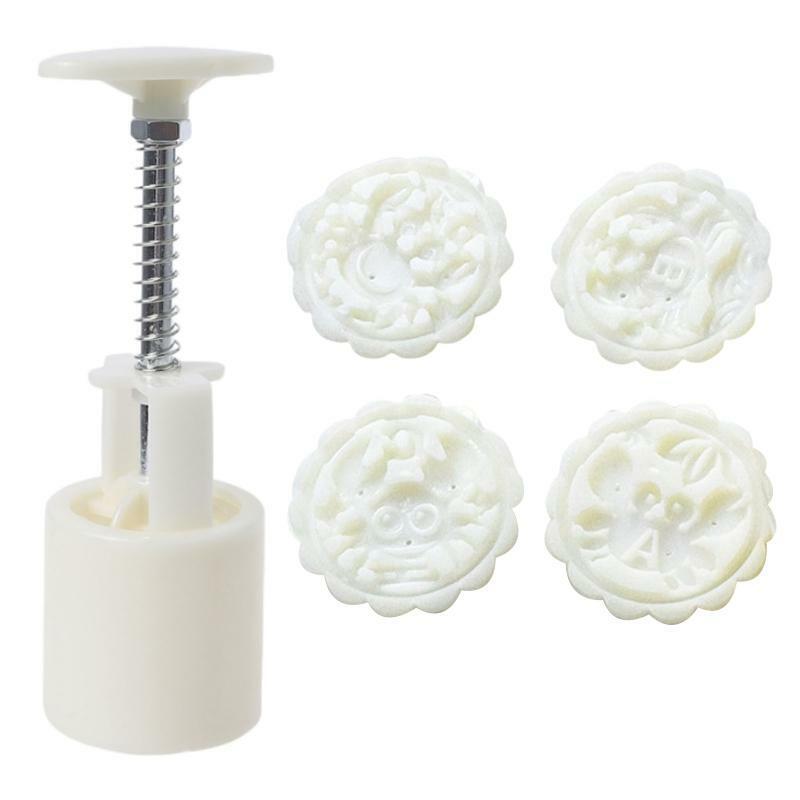 Moon Cake Mold Cookie Stamps Moon Cake Maker Mid-Autumn Festival DIY Pastry 50g