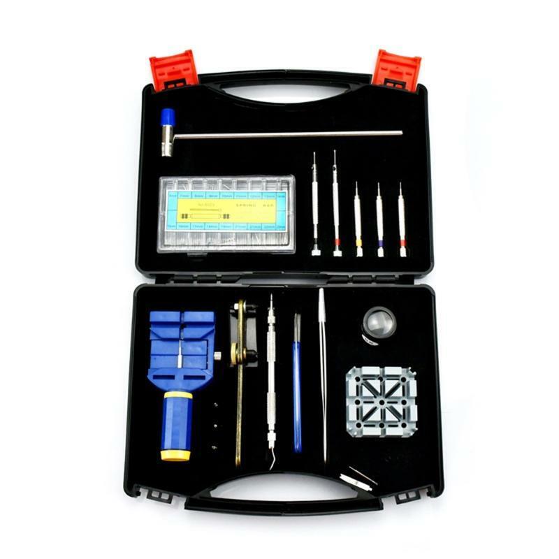 288pcs Watch Repair Tool Kit Band Strap Link Remover Case Opener Screwdriver