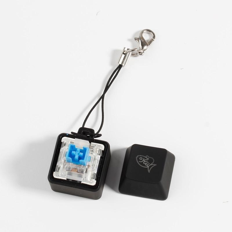 RGB LED Mechanical Keyboard Switch Keychain Light Up Backlit For Switches Tester