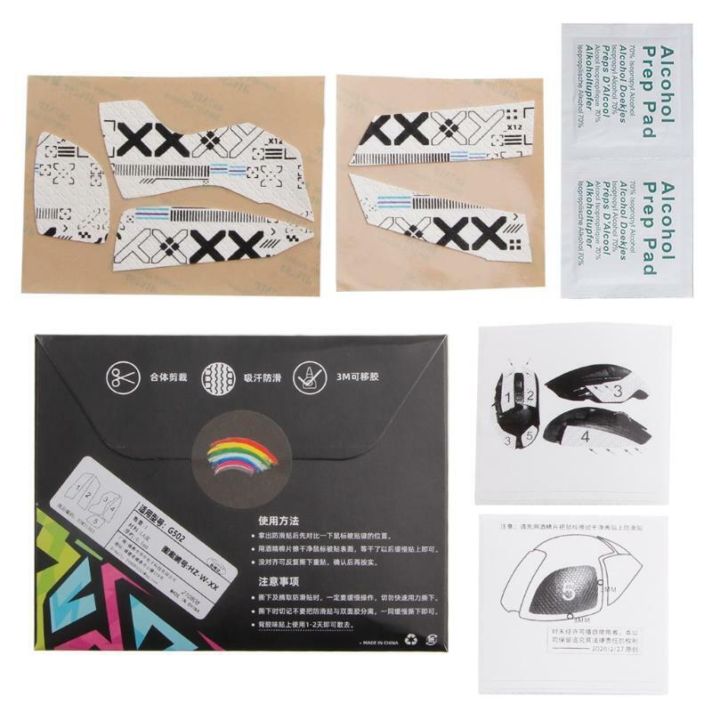 for Logitech- G502 Mouse Skin Mice Anti-Slip Tape Elastics Refined Grip