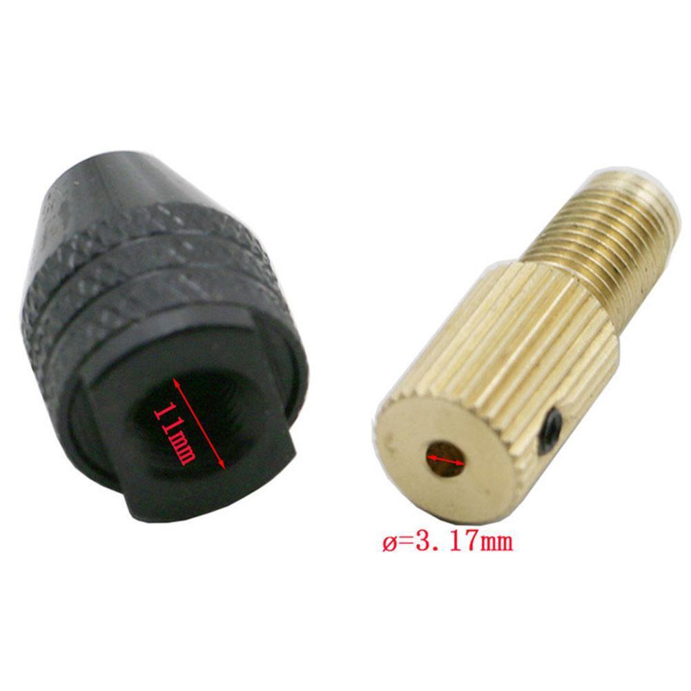 Electric Motor Shaft Self-tightening Chuck Mini Drill Accessories (3.17mm)