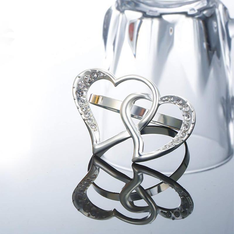Set of 8 Napkin Rings for Dinner Parties Weddings Receptions Family Gatherings V