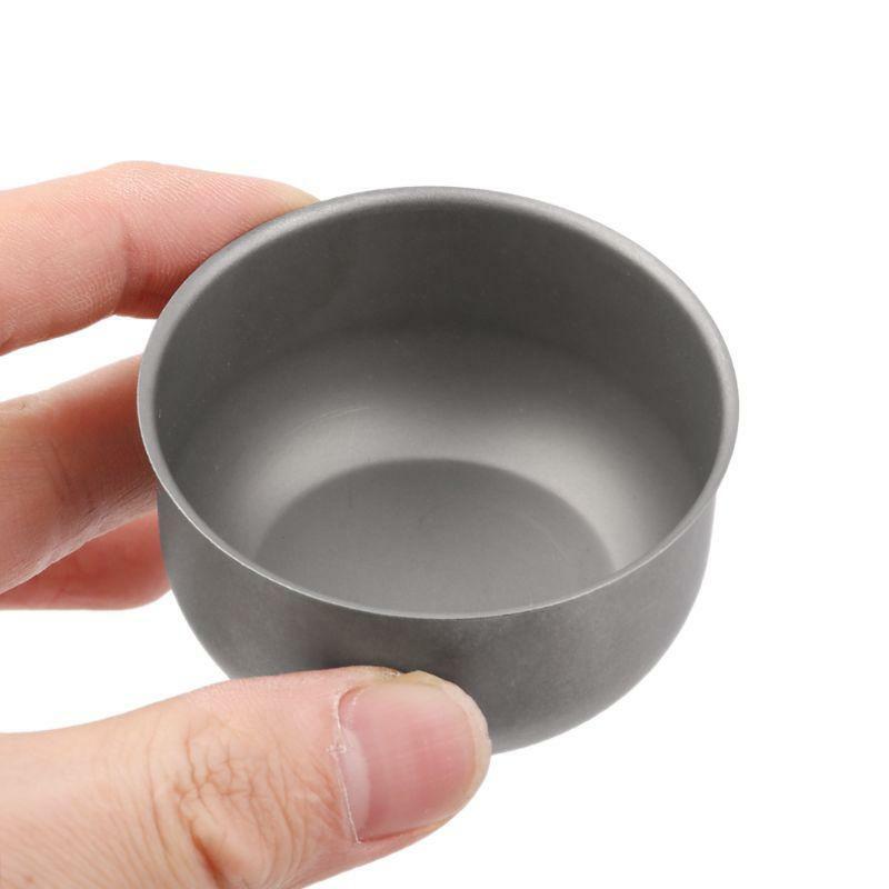 Outdoor Titanium Water Cup Camping Cooking Picnic Tableware Portable Tea Cup