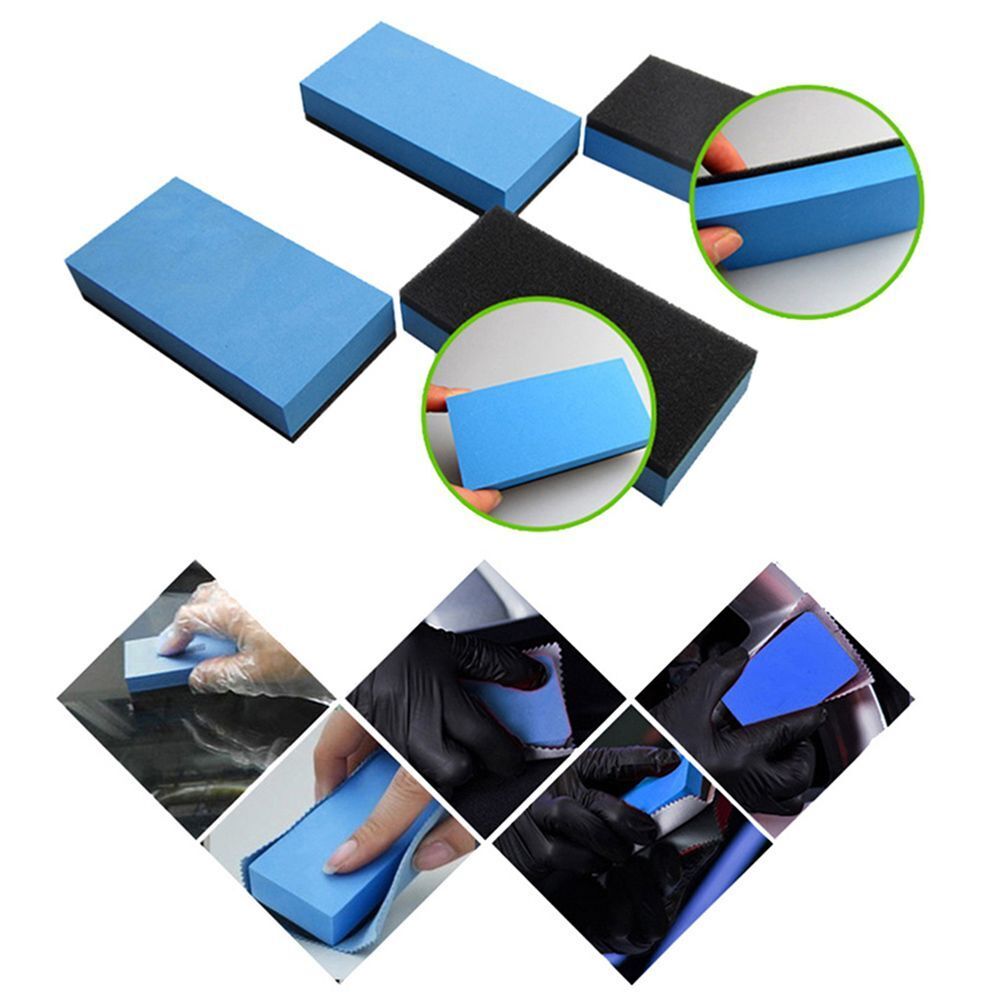 Lacquer Nano Wax Ceramic Glass Applicator Pad Car Coating Sponges Wash Foam
