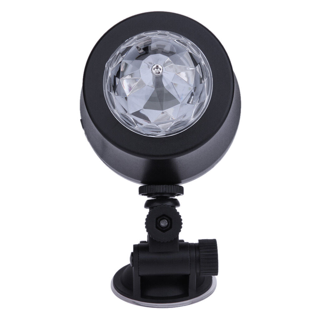Car Entertainment Mini Magic Crystal Ball RGB Rotating Party DJ Lights LED-