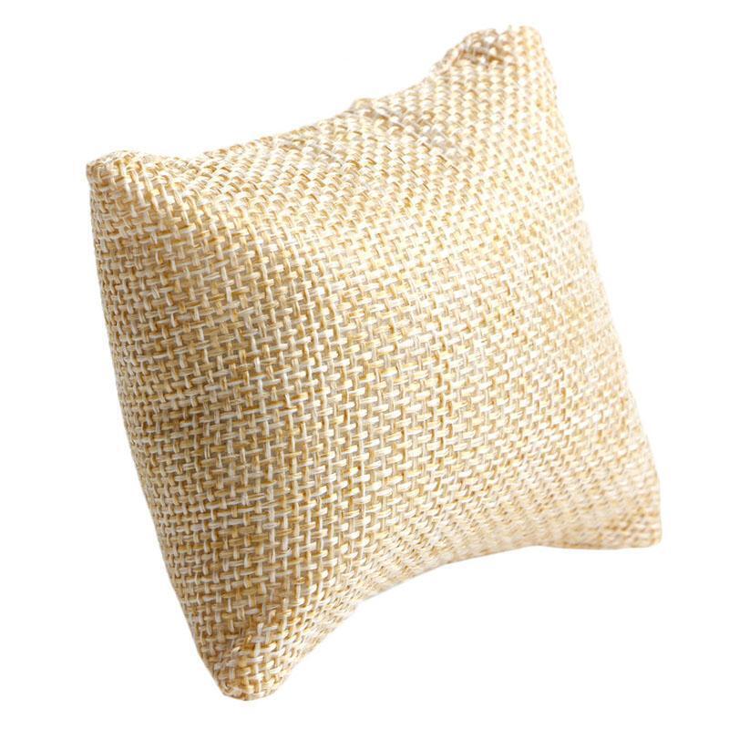 Small Pillow Cushion Bracelet Bangle Wrist Watch Jewelry Display Holder Showcase