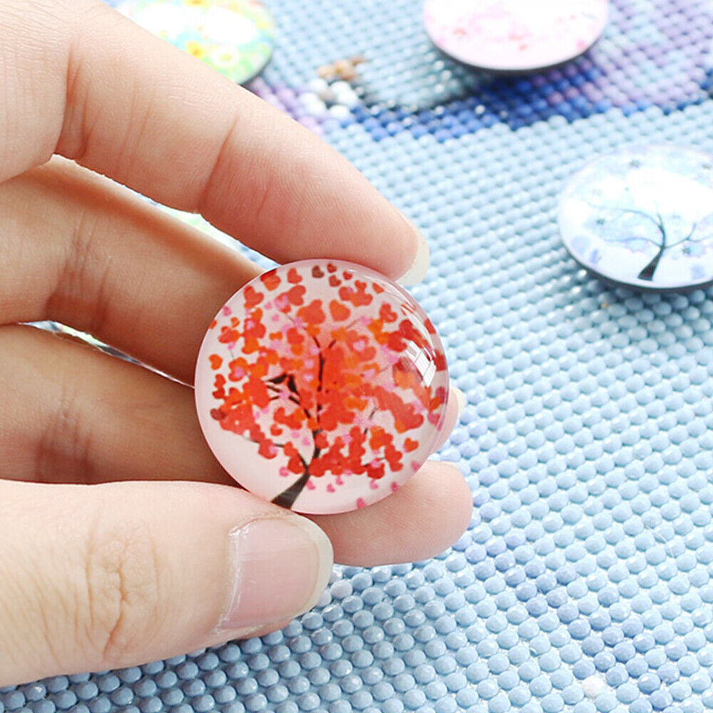 Painting Cover Holder Magnet Cover Core Four Seasons Tree Diamond Painting Tool