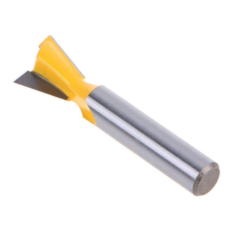 5pcs/set 8mm Shank 14 Degree Grade Industrial Rod Dovetail Router Bit Swallow
