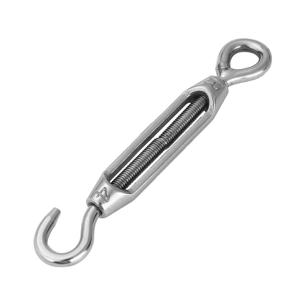 Stainless Steel Turn Buckle Wire Rope Tensioner Hardware Accessories (M5)
