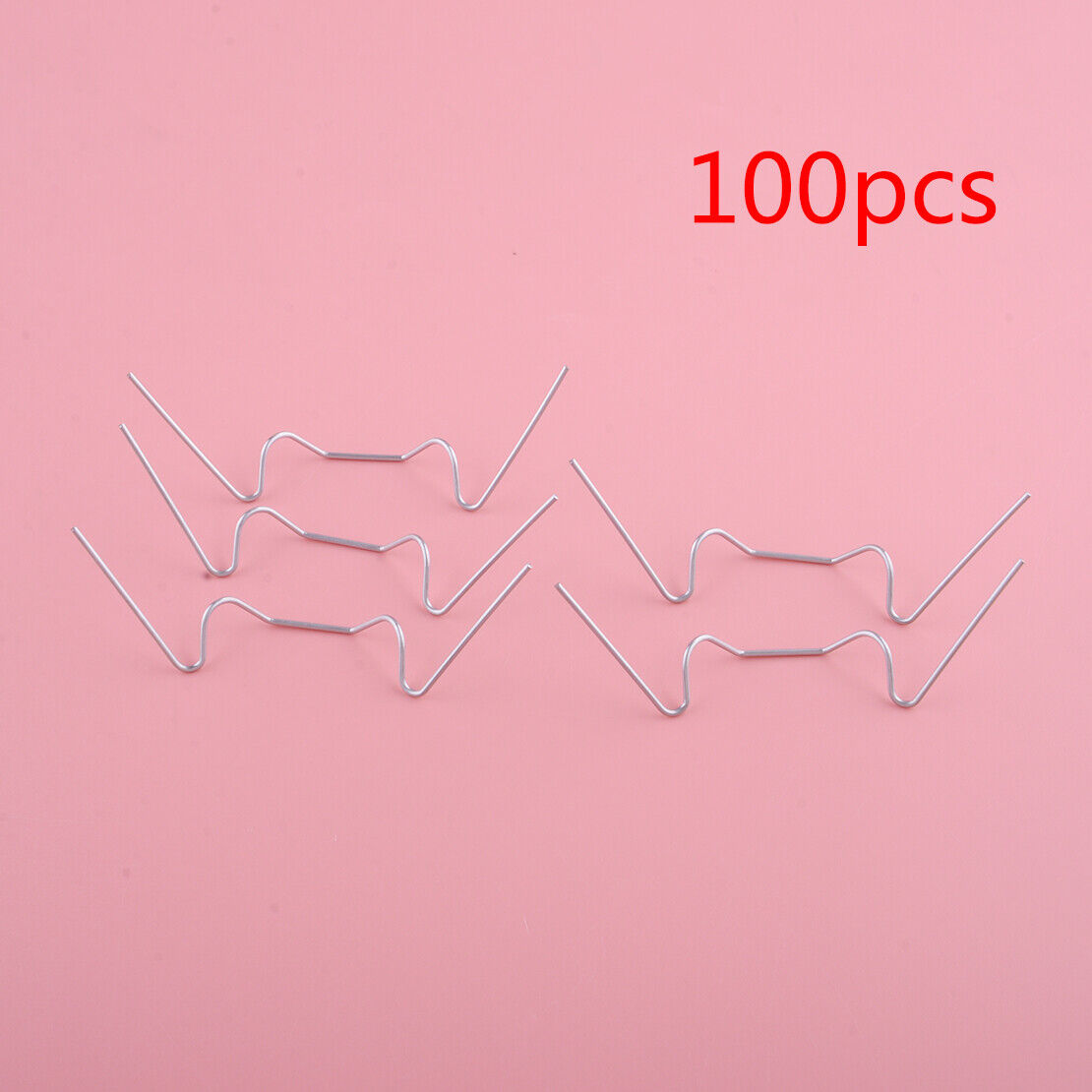 2Set W Type Fixing Buckle Stainless Steel Holder Greenhouse Glass Clip Hook Tool