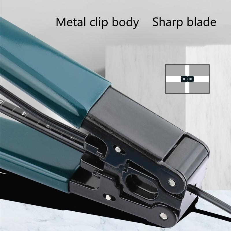 Drop Fiber Cable Stripper for Insulated Non-Insulated Terminals Easy to Use