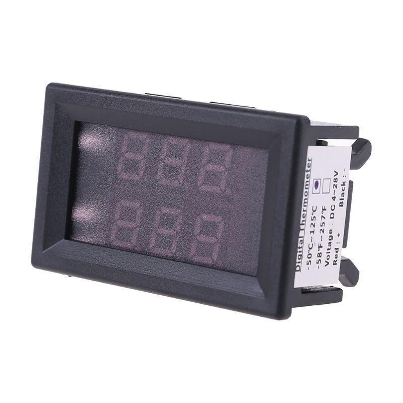 Dual Display Digital Thermometer -20?~100? for Aquarium Tank/Fish Tank Durable