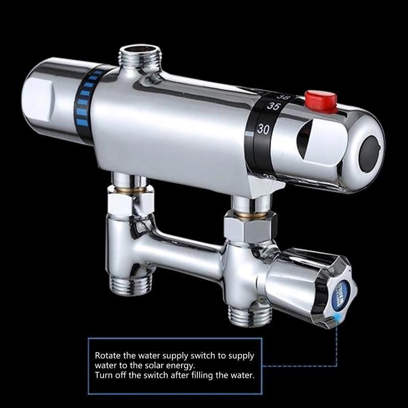 Thermo static Shower Mixer Valve Stainless Steel Easy Installation for Shower