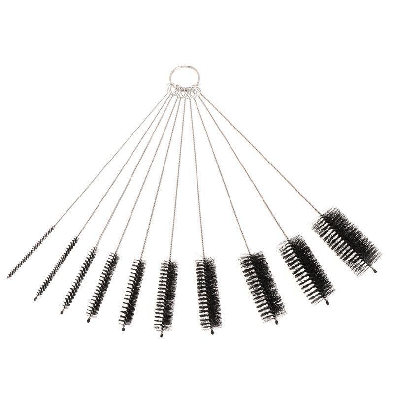 10 Sizes Hose Cleaner Brush Aquarium Stainless Steel Cleaning Brush 7.9" Long